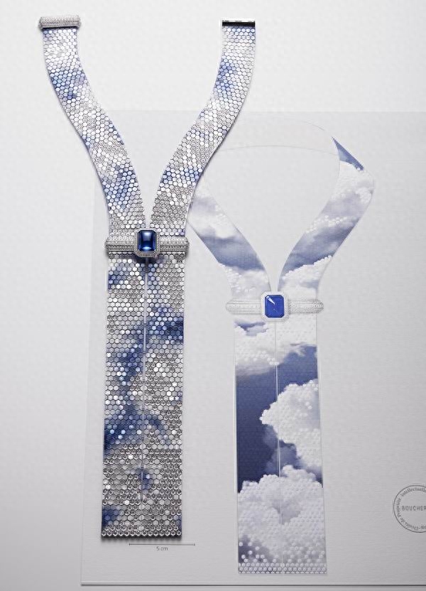 采撷云朵、叶片和羽毛，谱写这首高级珠宝的自然诗篇(图12)