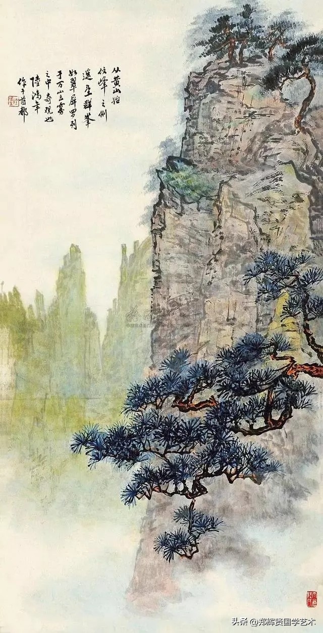 江边垂柳青山一水间，圆缺阴晴依旧起波澜(图7)