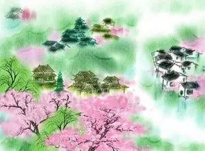 映日樱花空灿漫,拂风杨柳自娉婷——咏春词六首(图1) 映日樱花空灿漫,拂风杨柳自娉婷——咏春词六首(图1)