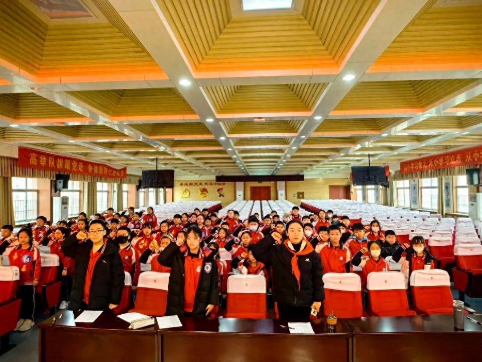 心中有目标，成长有方向！临沂金雀山小学少先队大队委竞选能量足(图1)