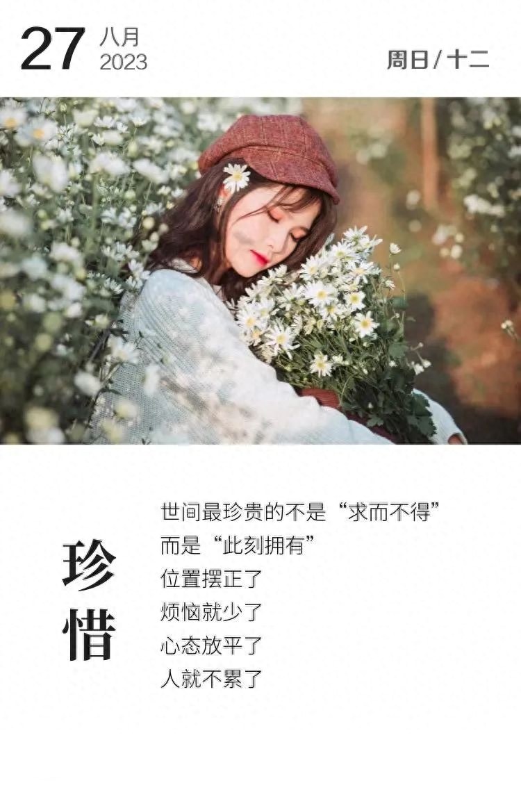 「2023.08.27」早安心语，正能量充满阳光的语录句子，励志问候图(图28)