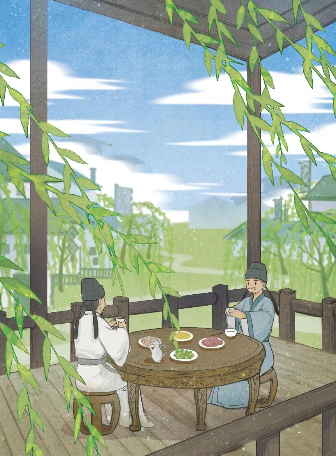 两首故友重逢的古诗，人到中年读了只羡岁月静好，只恨沧海桑田(图3)