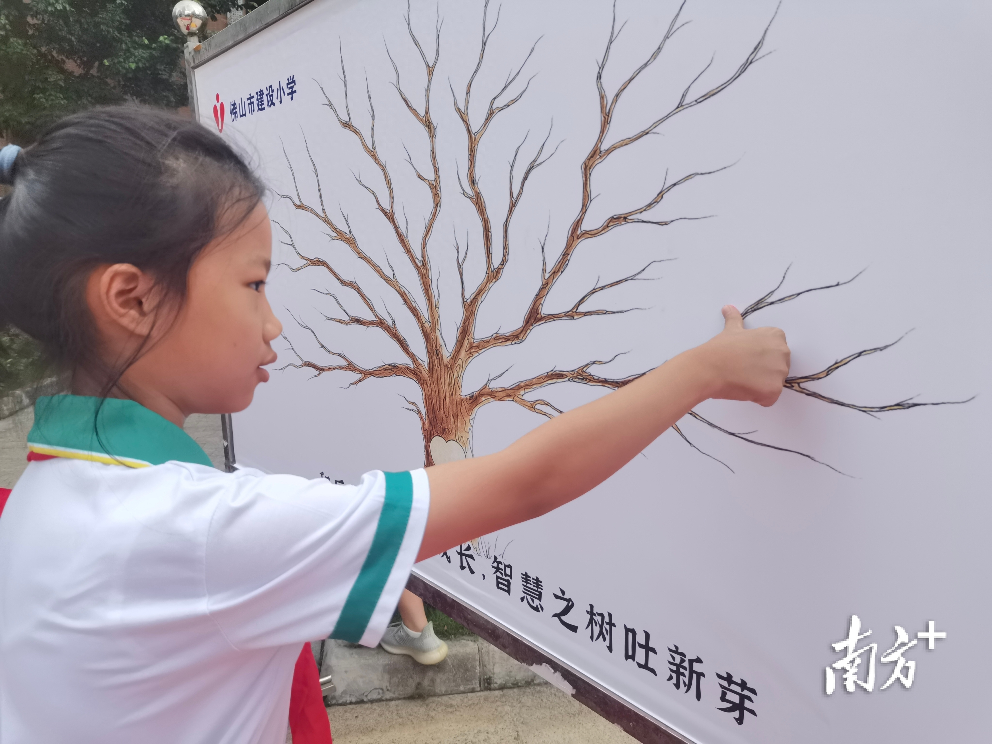 多图｜开学首日，禅城校园里的律动、书香、诗歌与远方(图2)