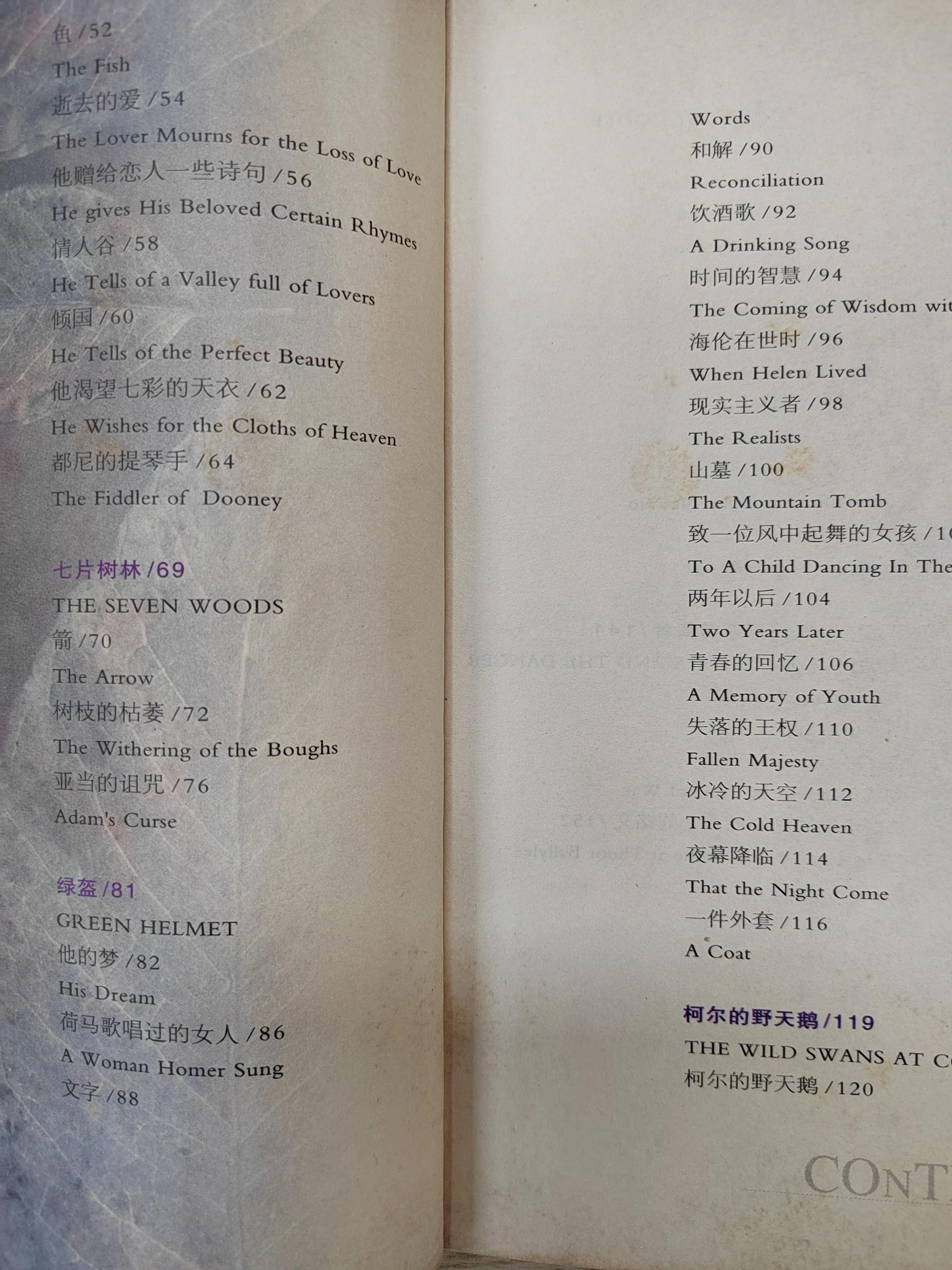 落落惊鸿 珍藏十年的唯美惊艳的绝世孤本 苇间风（叶芝的诗）(图3)