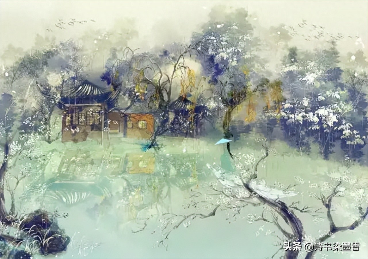 7首古诗词，鸟语花香，唯美入画，读完忘却一切烦忧(图7)