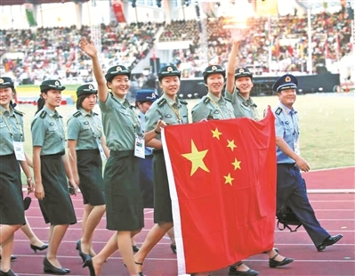 穿着军装征战世界赛场——是义务是梦想，更是荣耀(图1)