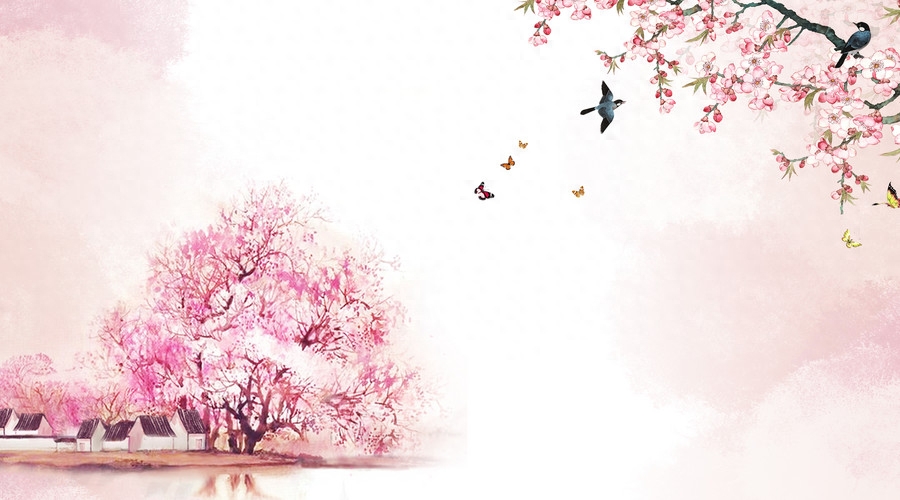 唯美桃花诗词名句，最美的写桃花的古诗句(图1)
