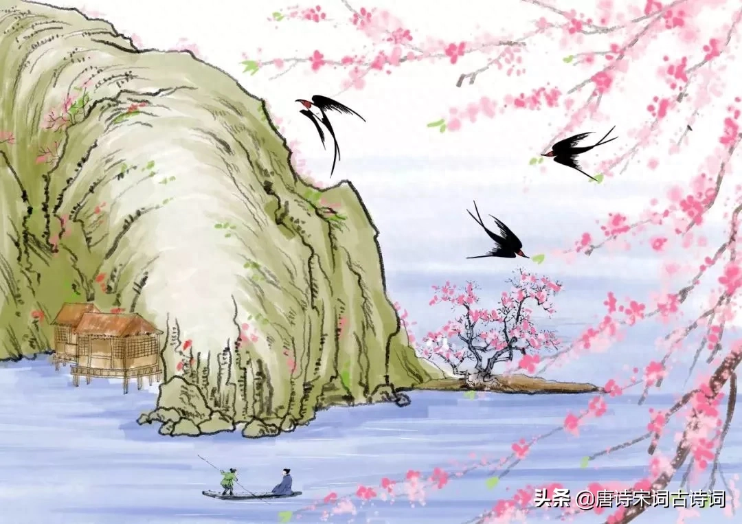 60句桃花诗词，惊艳了整个春天(图9)