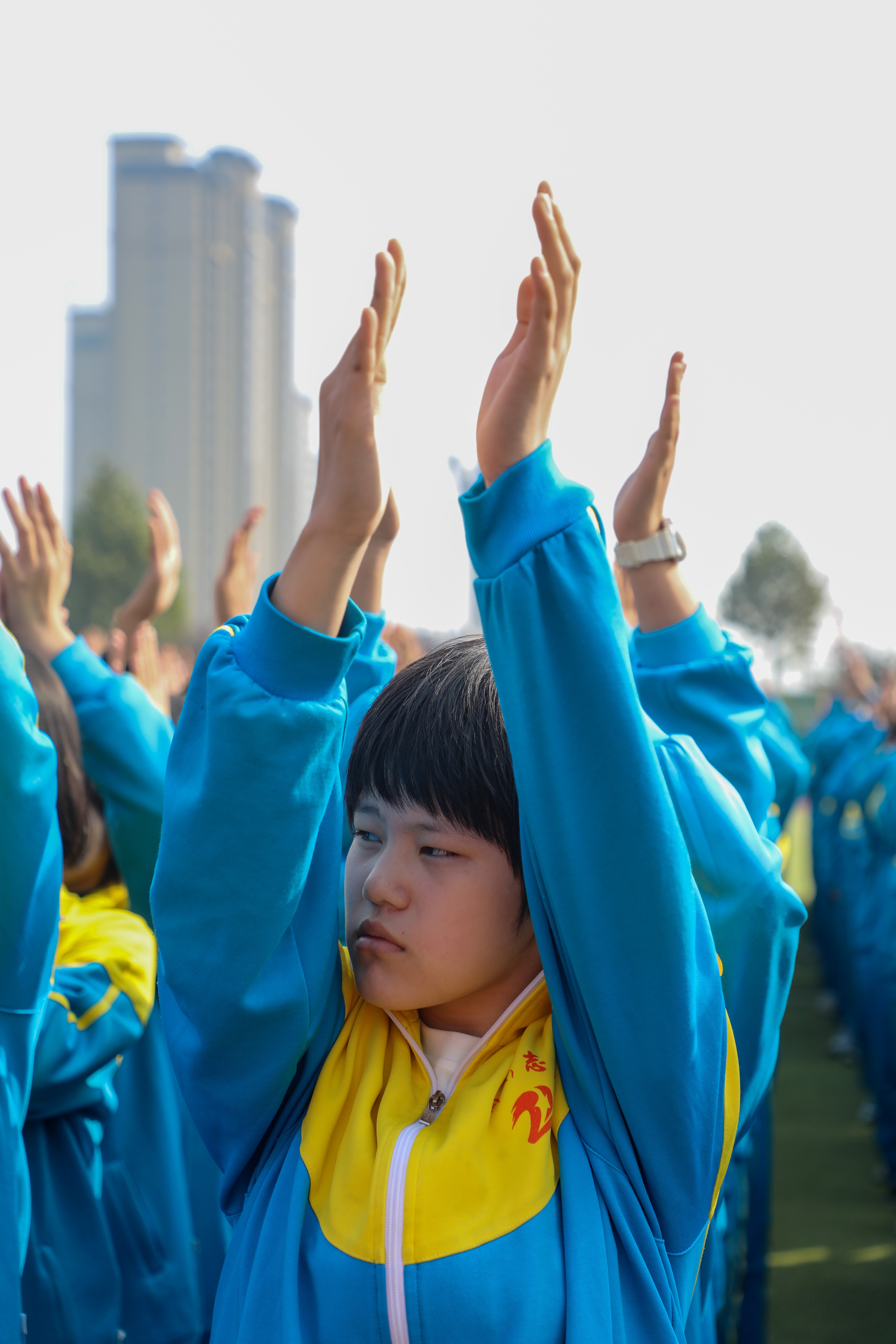 清河志臻｜我追随的光，是五角星的星光——记我校周一升旗仪式(图24)