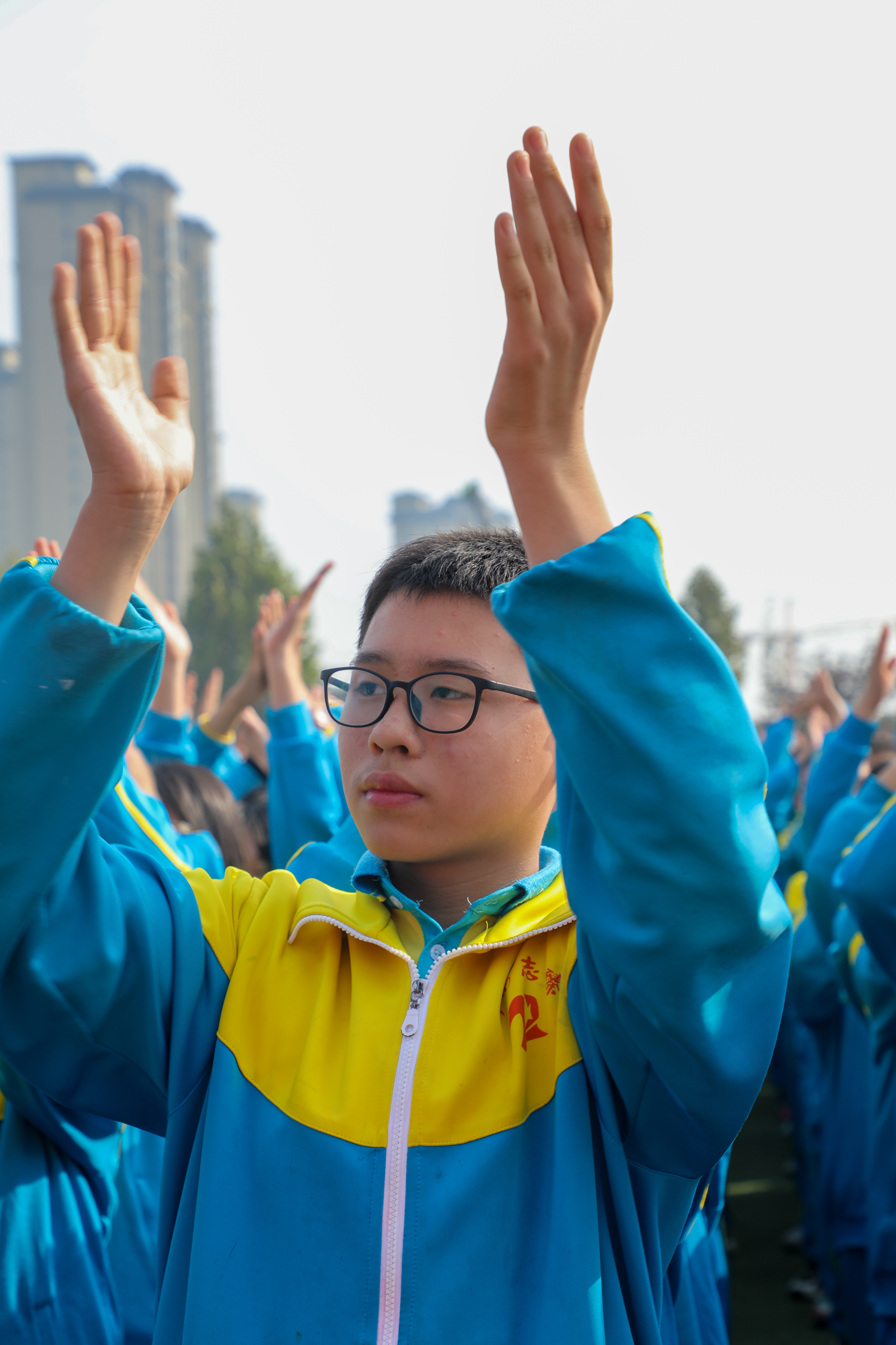 清河志臻｜我追随的光，是五角星的星光——记我校周一升旗仪式(图27)