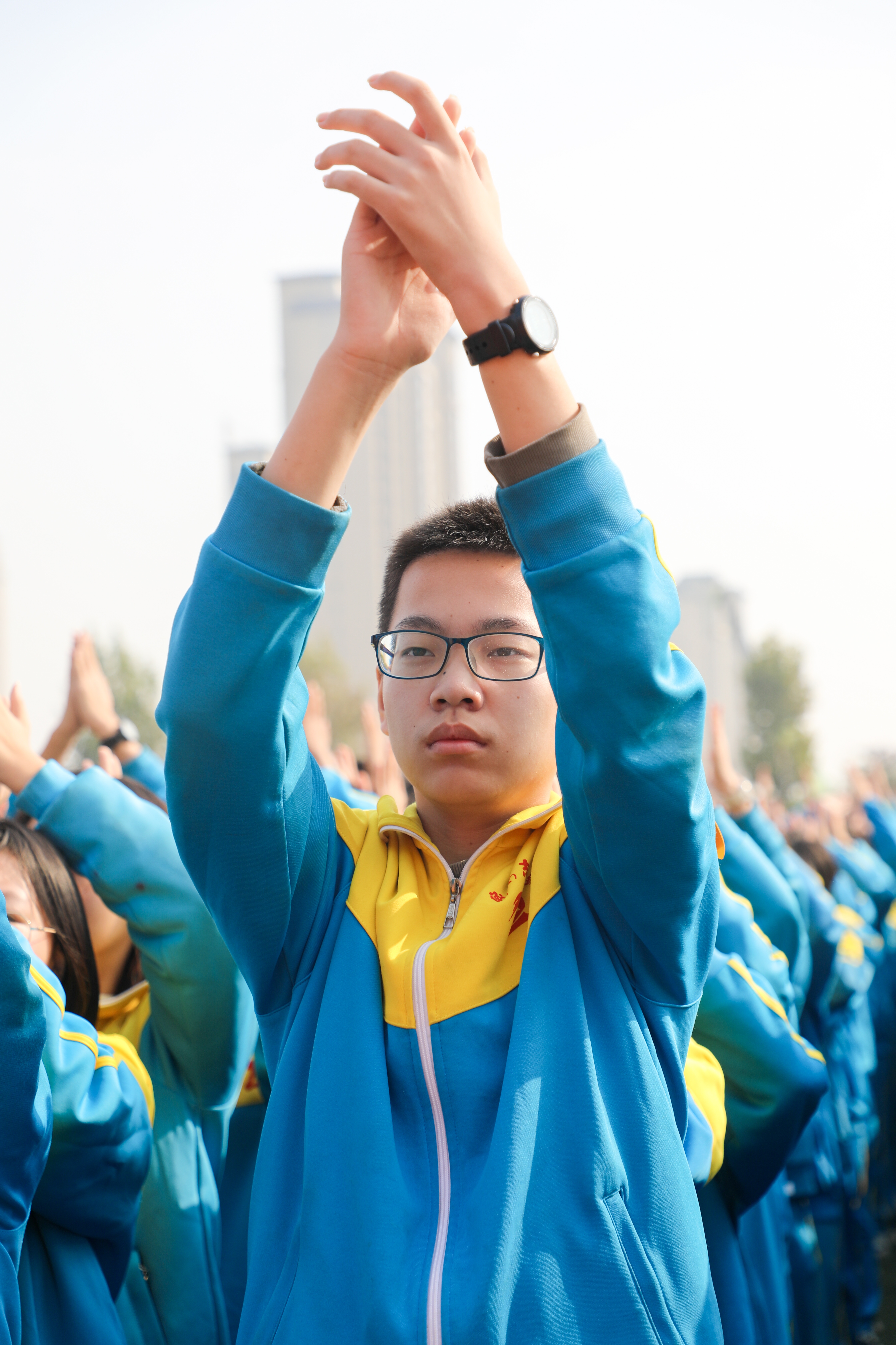 清河志臻｜我追随的光，是五角星的星光——记我校周一升旗仪式(图29)