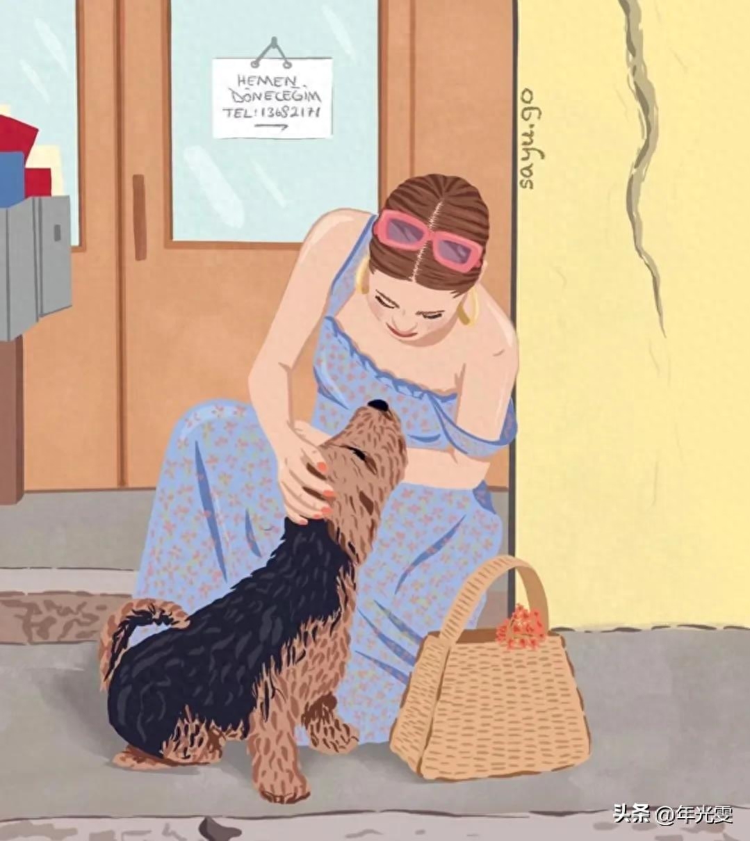 女人委屈后发的高冷文案/配 插画(图2)