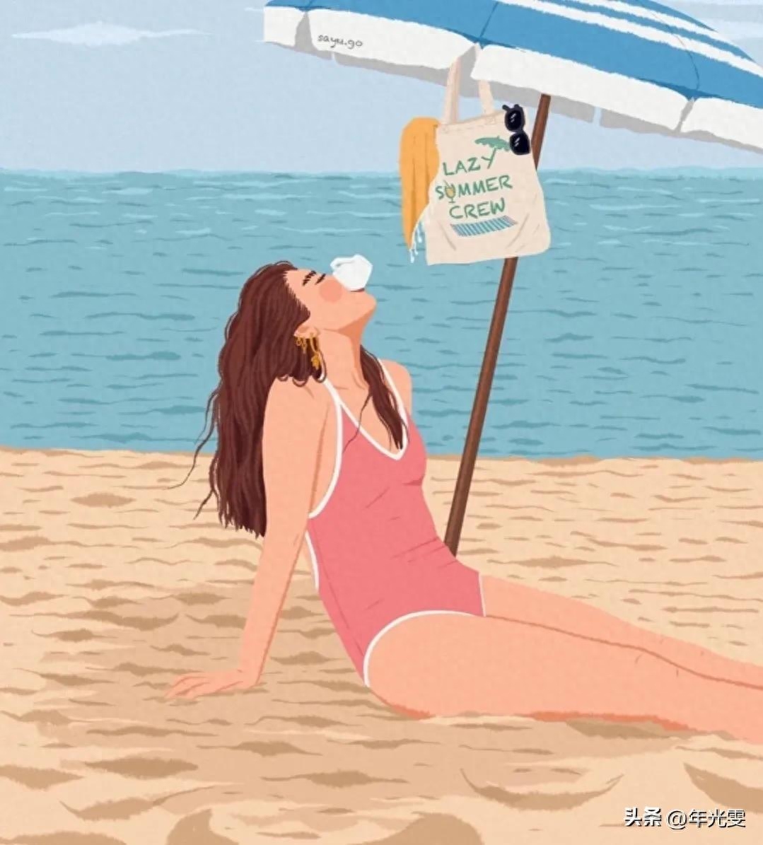 女人委屈后发的高冷文案/配 插画(图4)