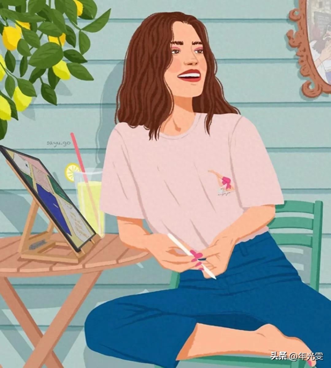 女人委屈后发的高冷文案/配 插画(图5)