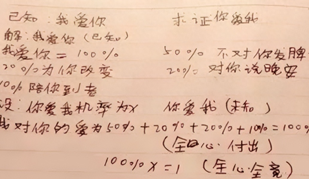 高三女生“霸气”情书走红，内容过于“高级”，老师：都是人才(图3)