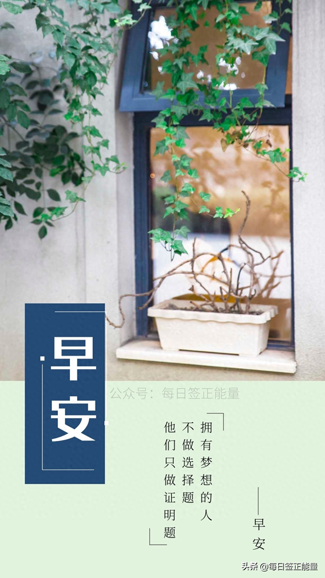 「早安微语」感谢遇见感谢分享，正能量语录文字带来美好的每一天(图1)