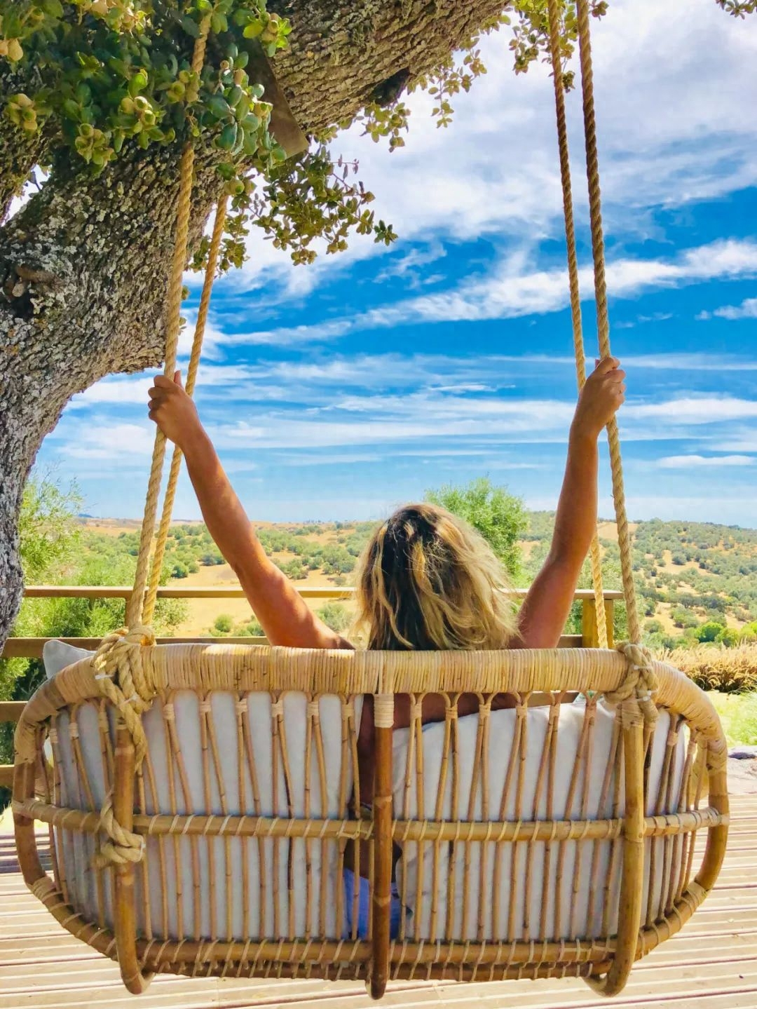 唯美景与秋千不可辜负，令人向往的秋千时光(图12)