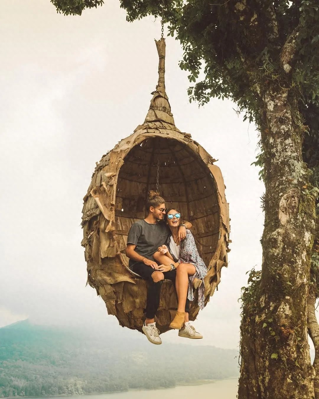 唯美景与秋千不可辜负，令人向往的秋千时光(图17)