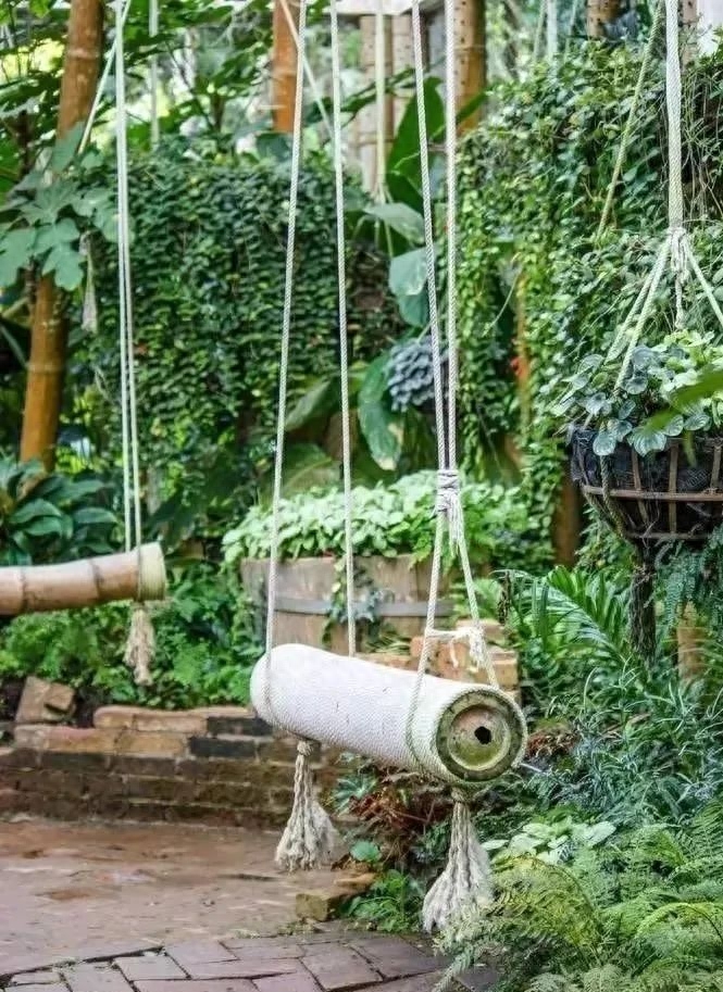 唯美景与秋千不可辜负，令人向往的秋千时光(图18)