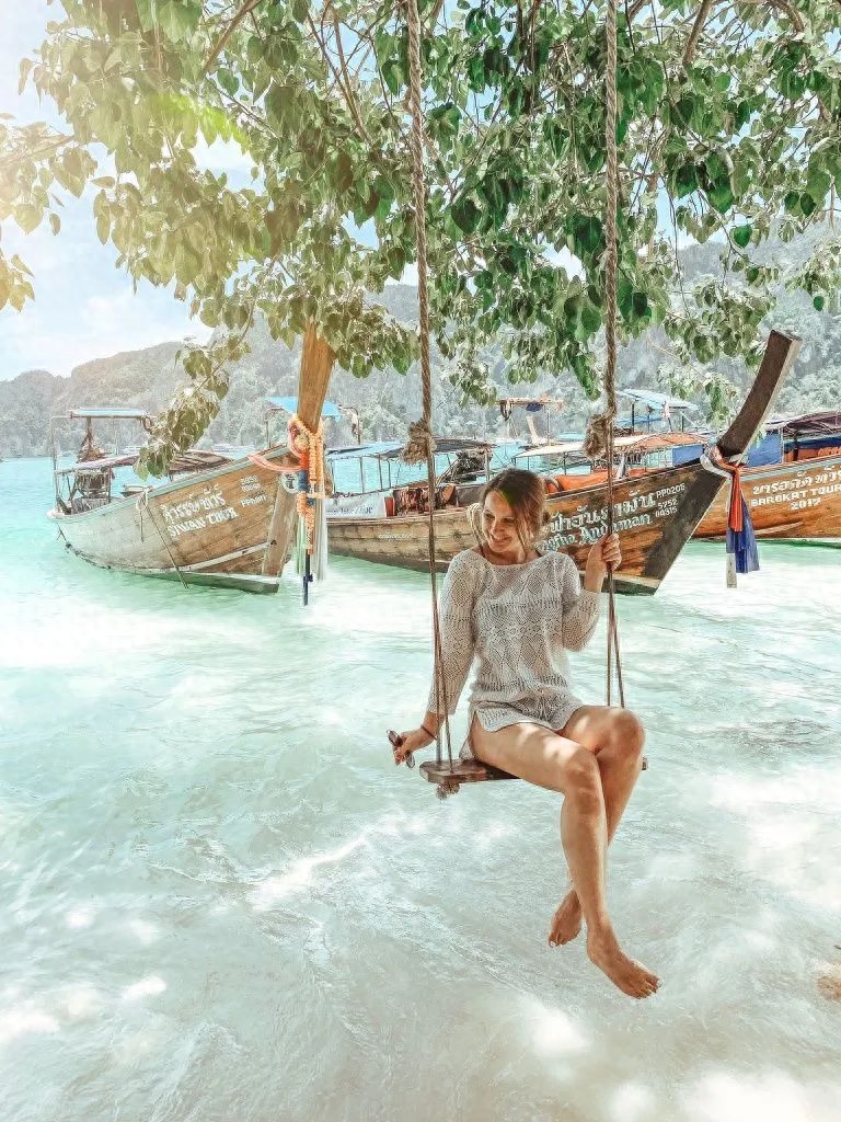 唯美景与秋千不可辜负，令人向往的秋千时光(图29)