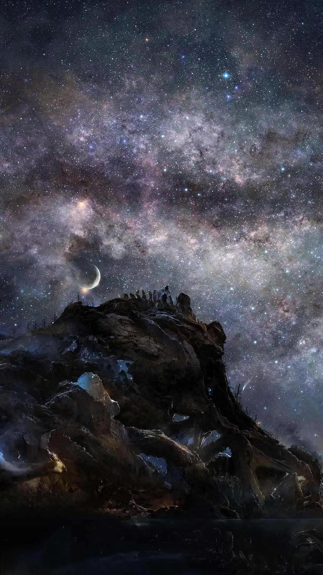 淡雅唯美古风意境句子星空(图6)