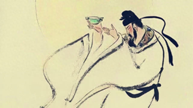 李白的这首饮酒诗，词气飞扬，豪放中带着洒脱，后2句冠绝古今(图5)