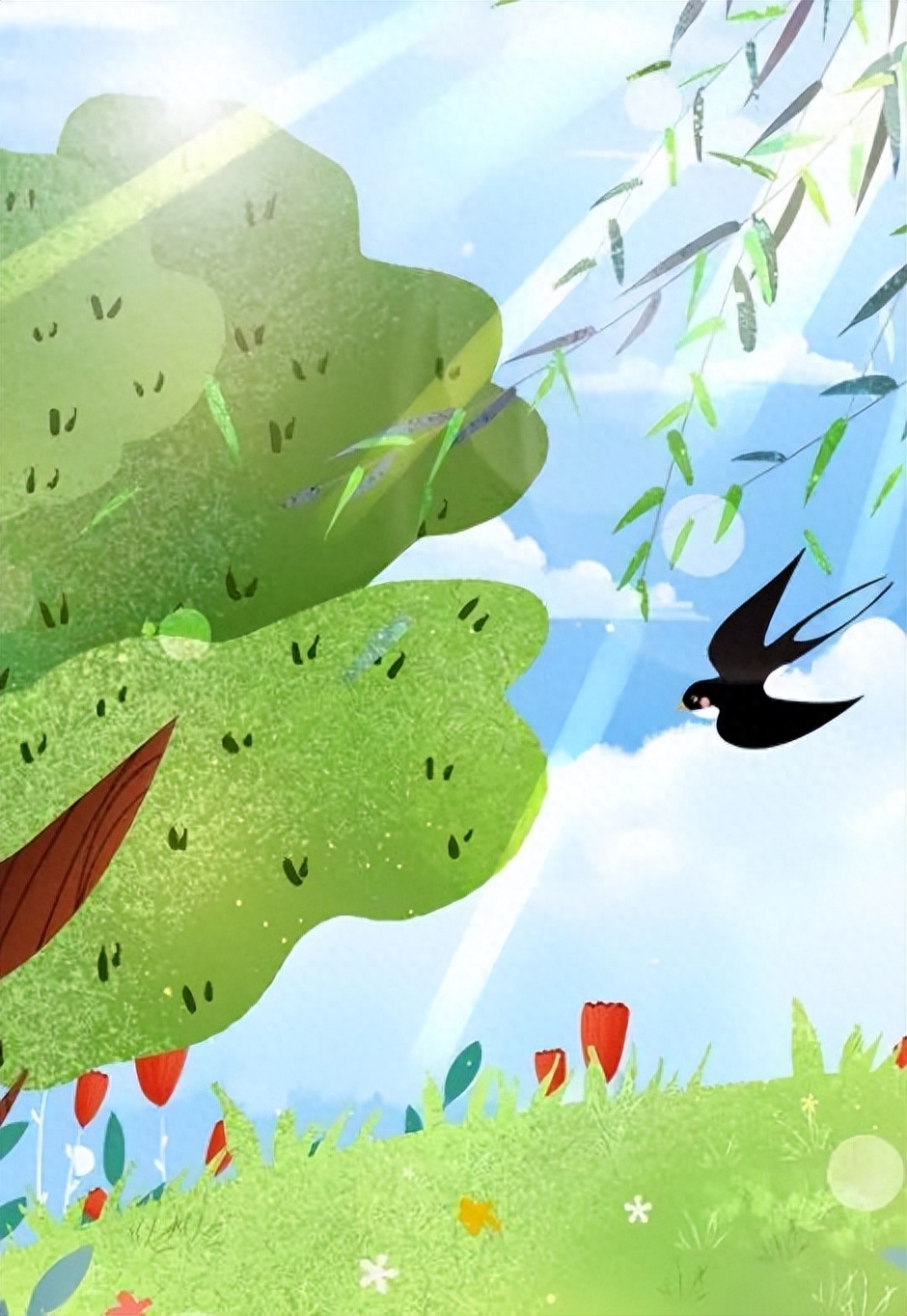 50句春风诗词：最暖人间四月天(图5)