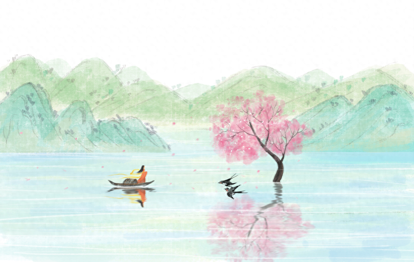 50句春风诗词：最暖人间四月天(图7)