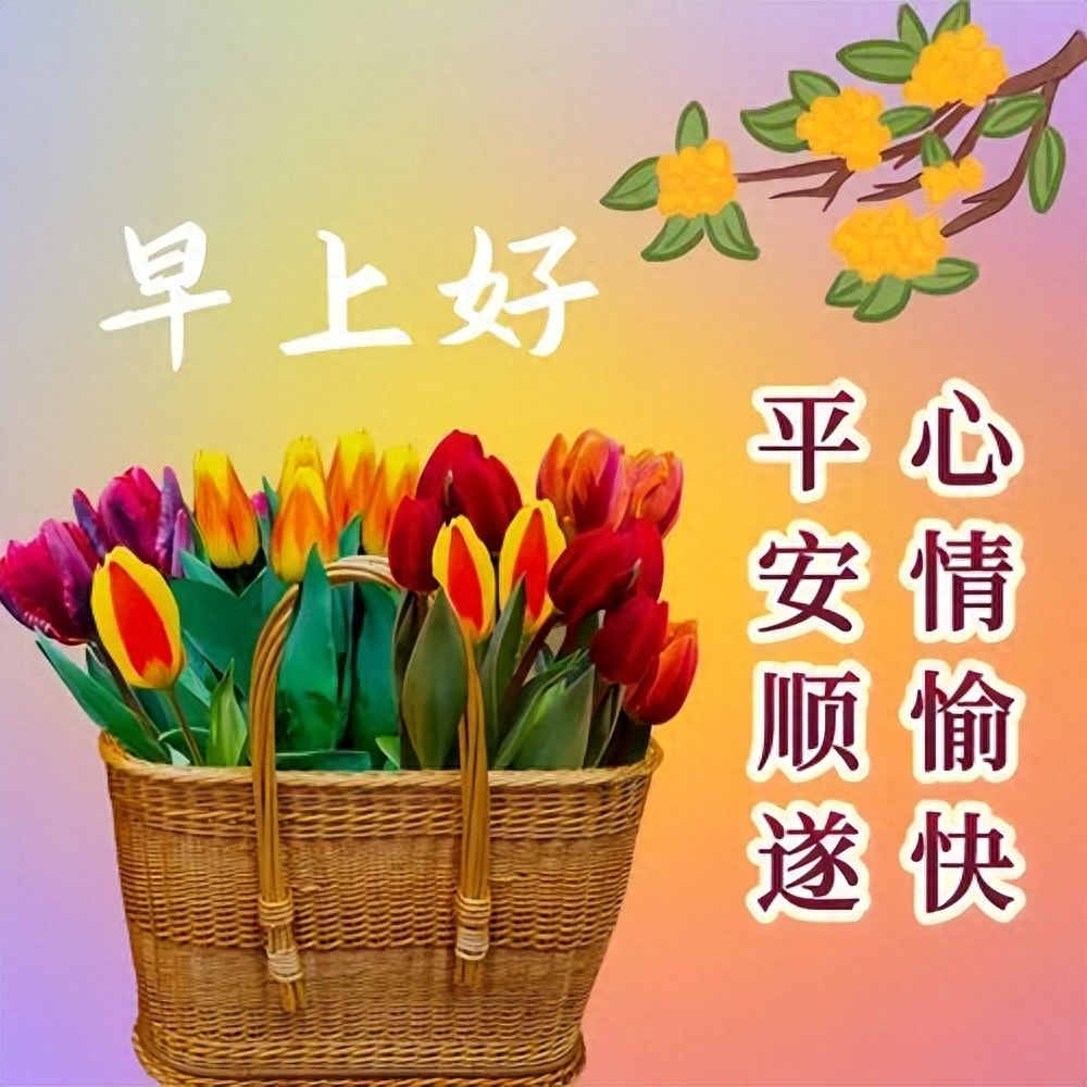 今天暖心早上好问候短句子大全，愿幸福一直在你身边，早安(图1)
