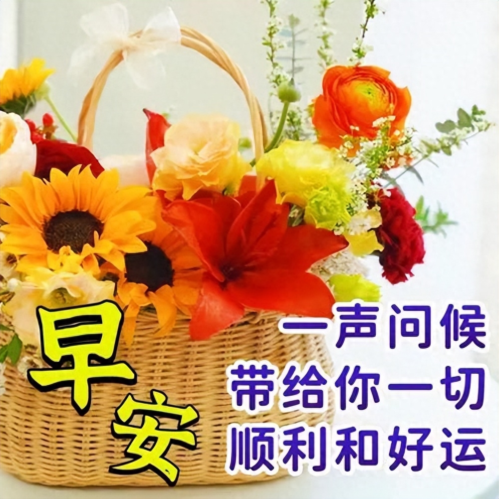 今天暖心早上好问候短句子大全，愿幸福一直在你身边，早安(图5)
