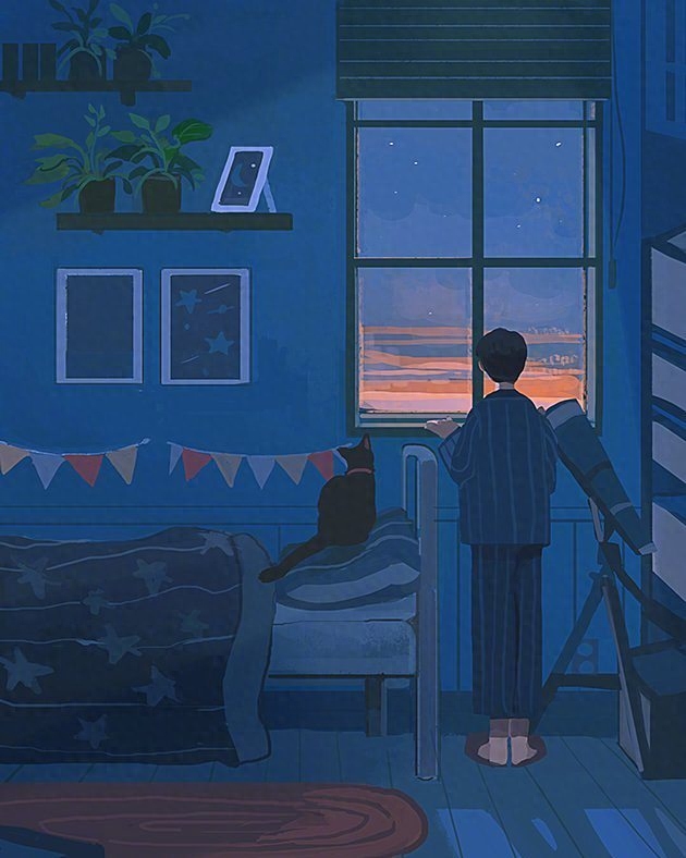 分手后一个人心酸流泪的说说，句句扎心窝！(图1)