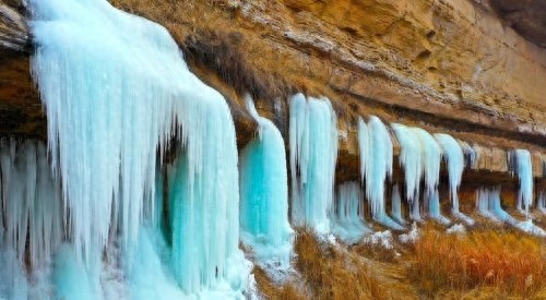 「美文欣赏」山涧冰柱，沟口冰群，飘飘然于溪山胜境(图2)