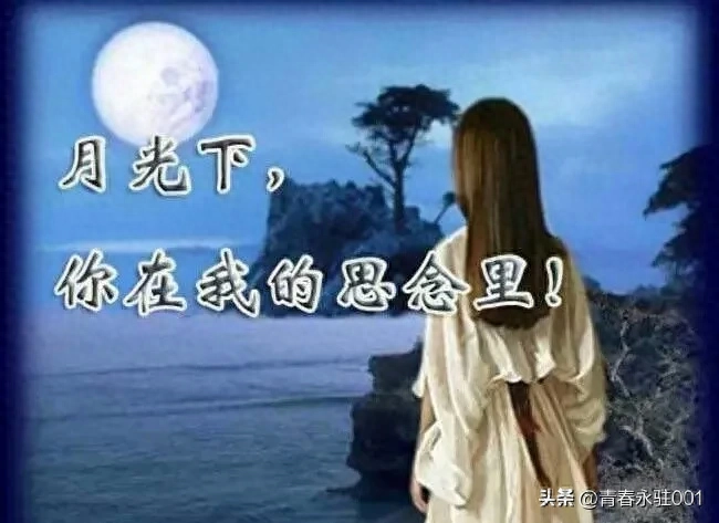 每当看到天边的月、遥遥相望、我就深深思念红尘的过往(图3)