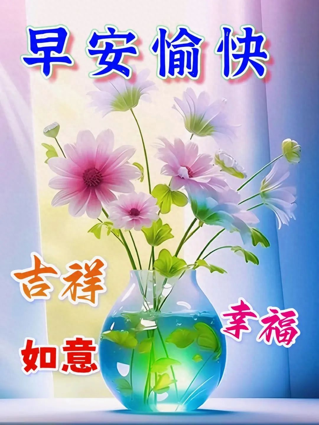 最新版最漂亮的早上好短语句子，连连的问候，浓浓的问候！(图1)