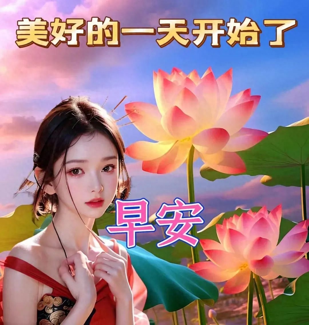 最新版最漂亮的早上好短语句子，连连的问候，浓浓的问候！(图7)