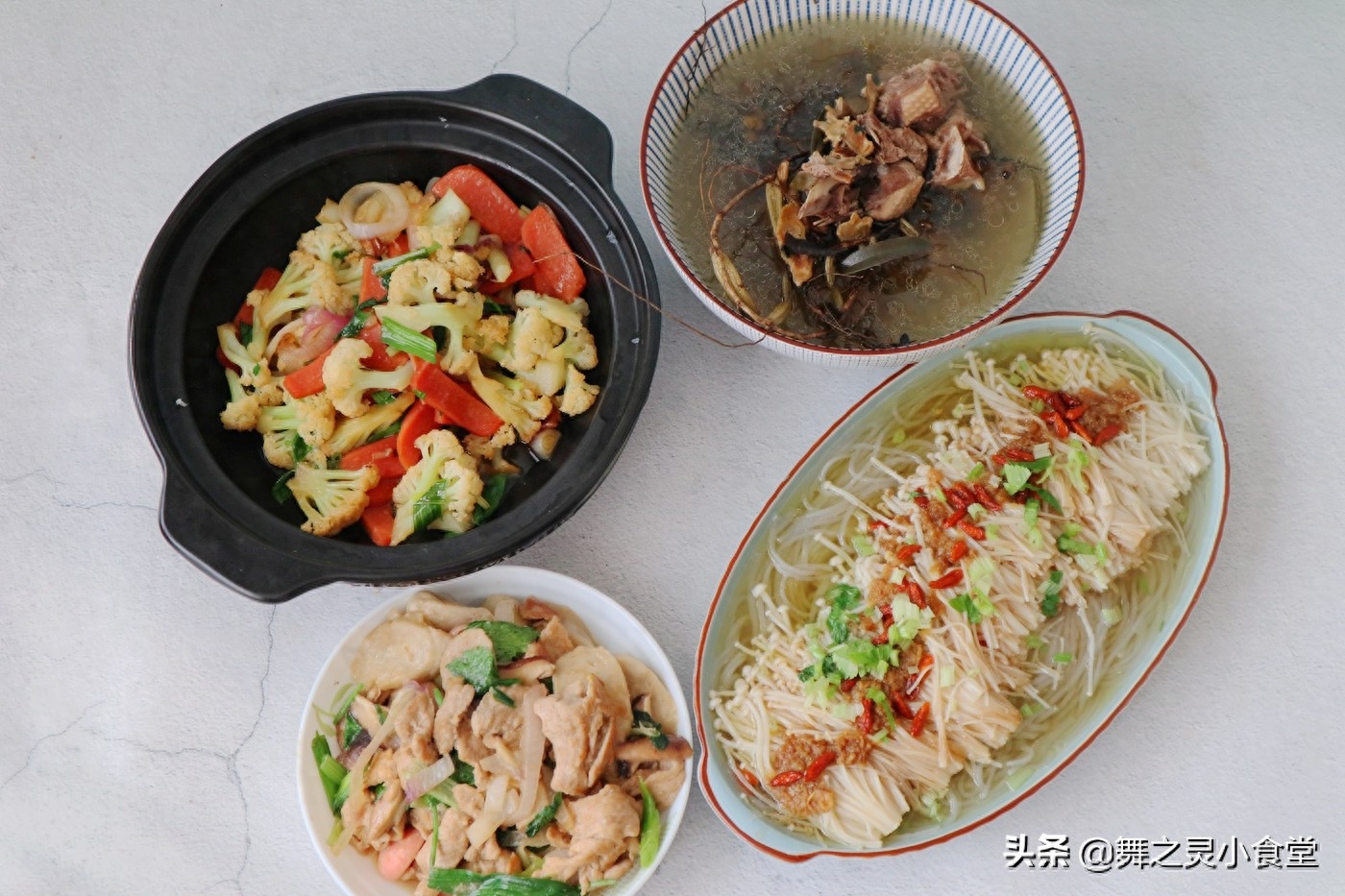 福建一家三口人的午餐，晒朋友圈火了，拒绝精致穷，过好自己生活(图1)