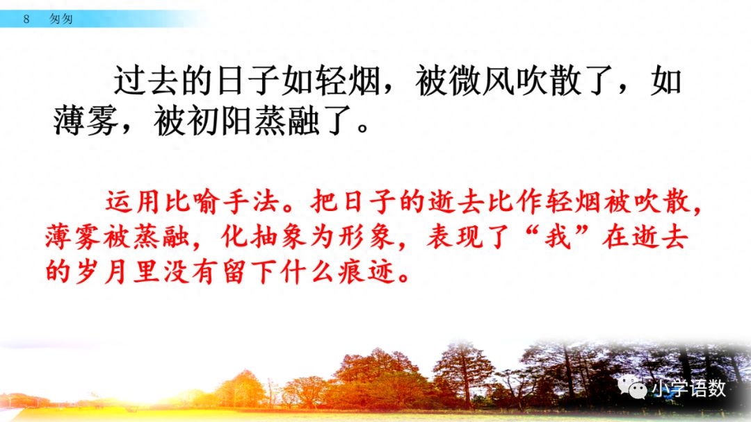 部编版六年级语文下册第八课《匆匆》知识点及课堂测试题(图35)