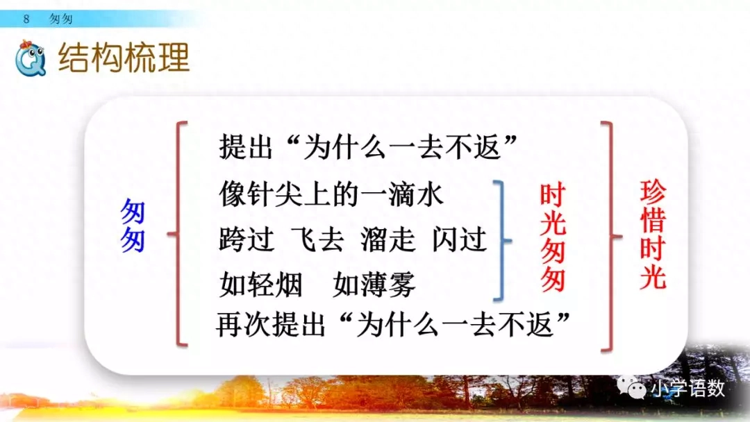 部编版六年级语文下册第八课《匆匆》知识点及课堂测试题(图68)