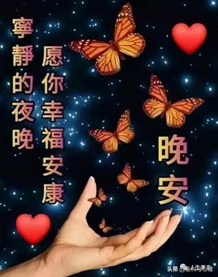 正能量晚上好短句问候，晚安励志经典文案(图6)