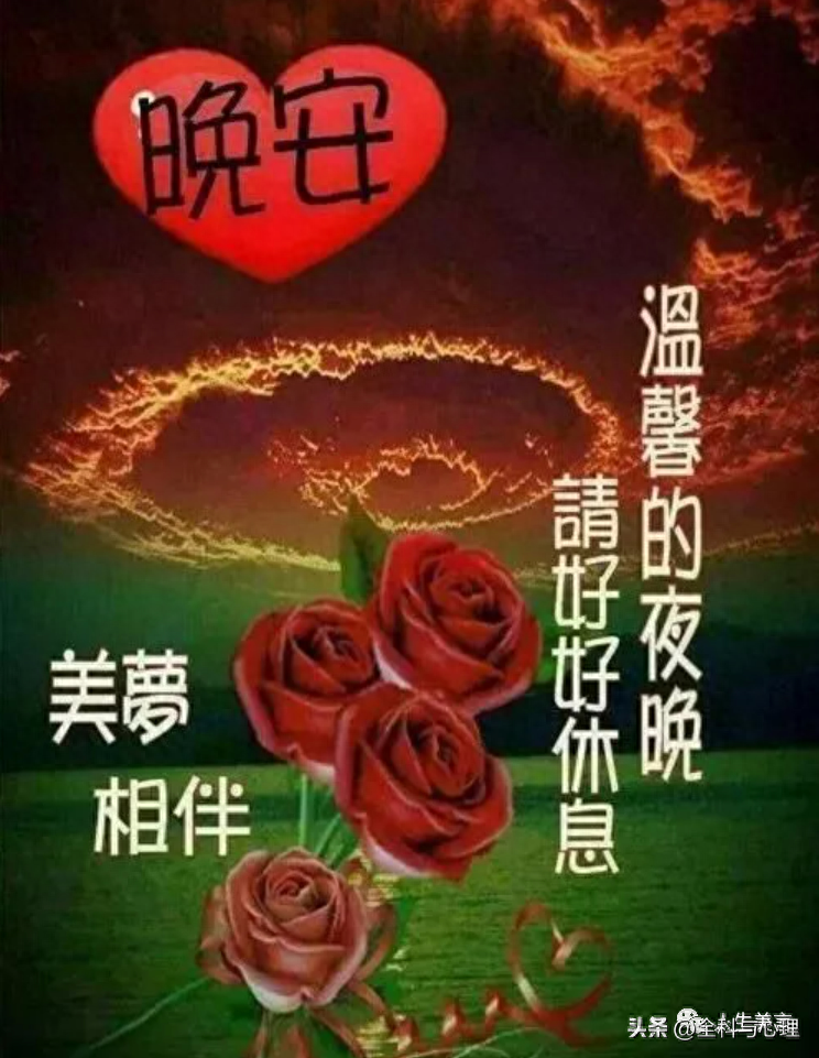 正能量晚上好短句问候，晚安励志经典文案(图7)