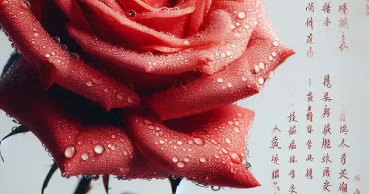 玫瑰花的浪漫诗句，让你的爱情更加甜蜜(图1)