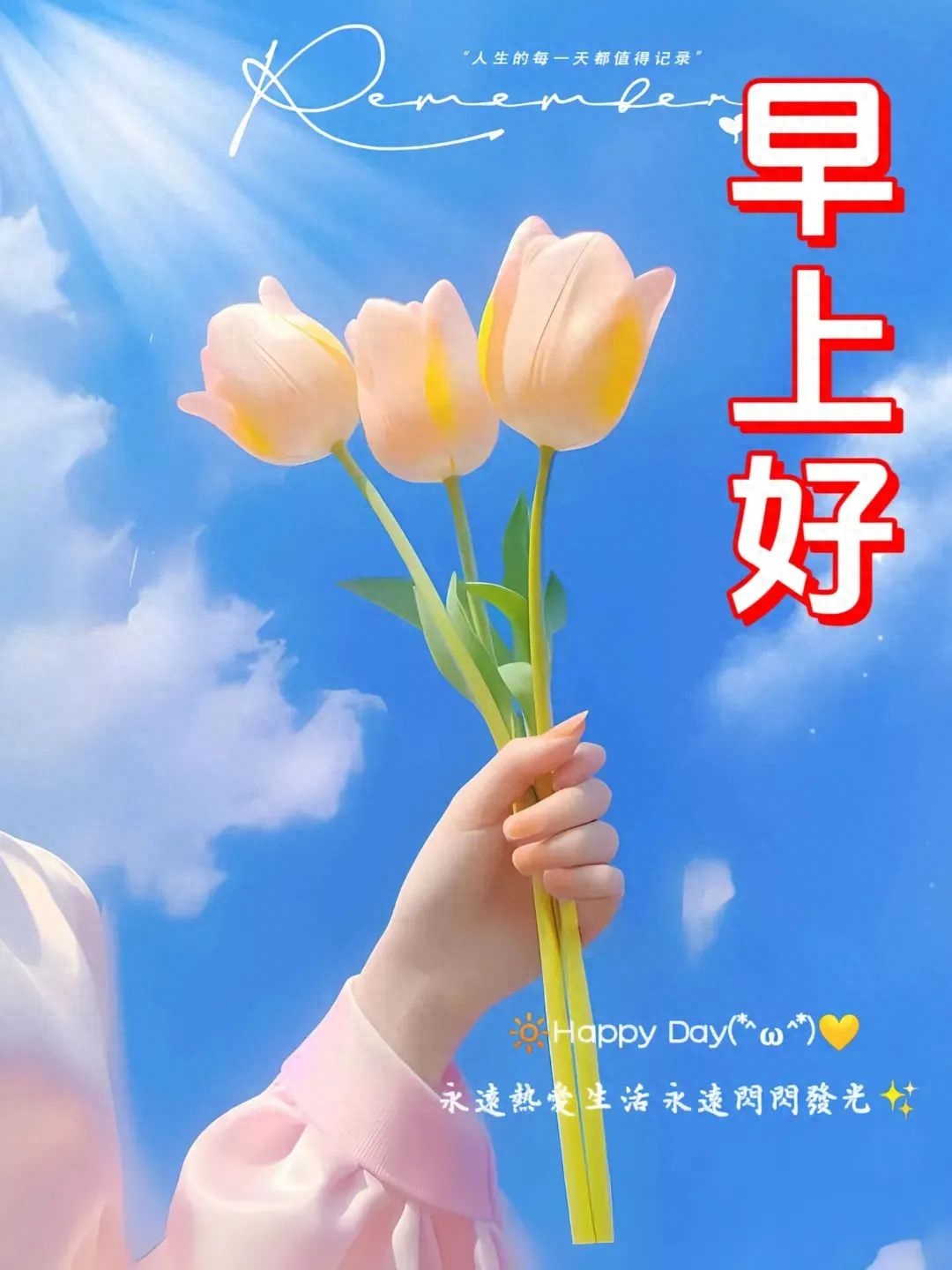 清晨发朋友圈的正能量问候语短句，阳光励志，唯美有哲理(图2)