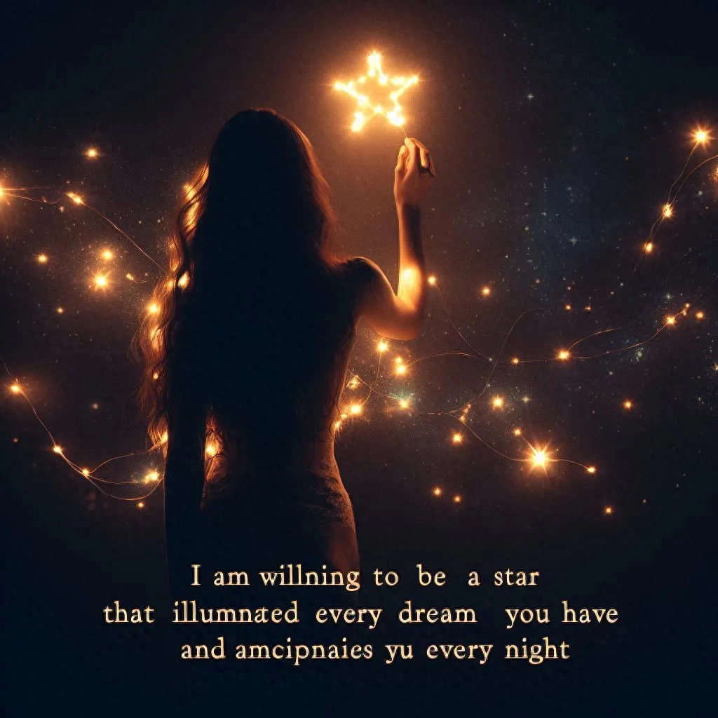 我愿意做一颗星，照亮你的每一个梦，陪伴你的每一个夜(图3)