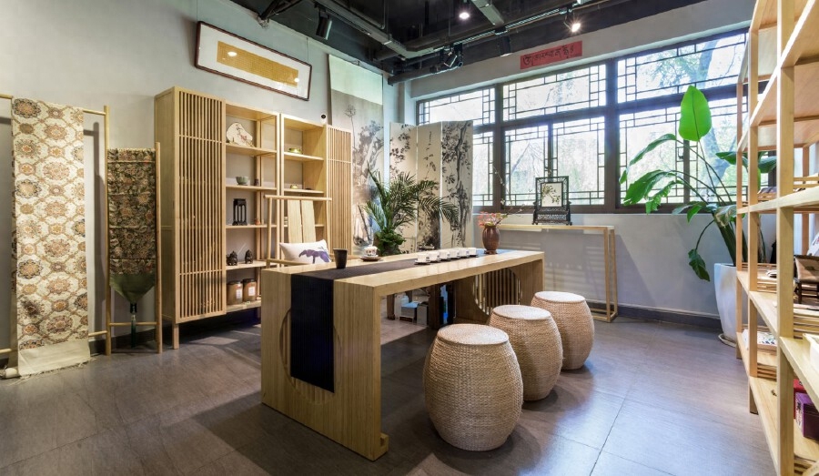 新中式禅意茶室设计案例(图3) 新中式禅意茶室设计案例(图3)