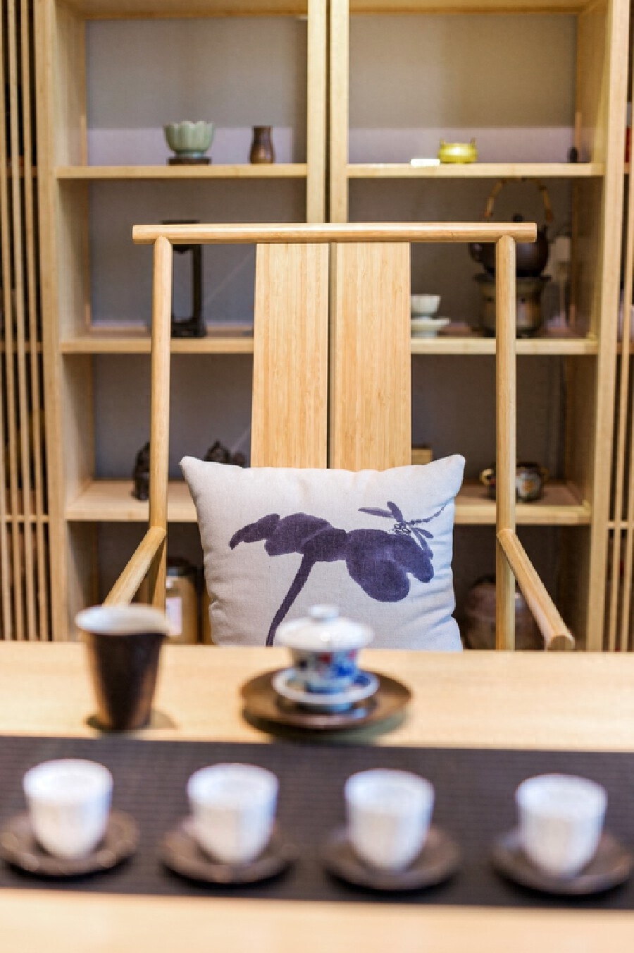 新中式禅意茶室设计案例(图8) 新中式禅意茶室设计案例(图8)