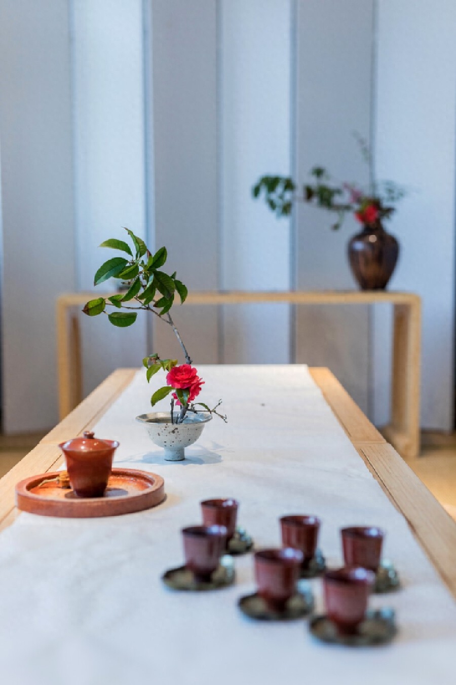 新中式禅意茶室设计案例(图14)