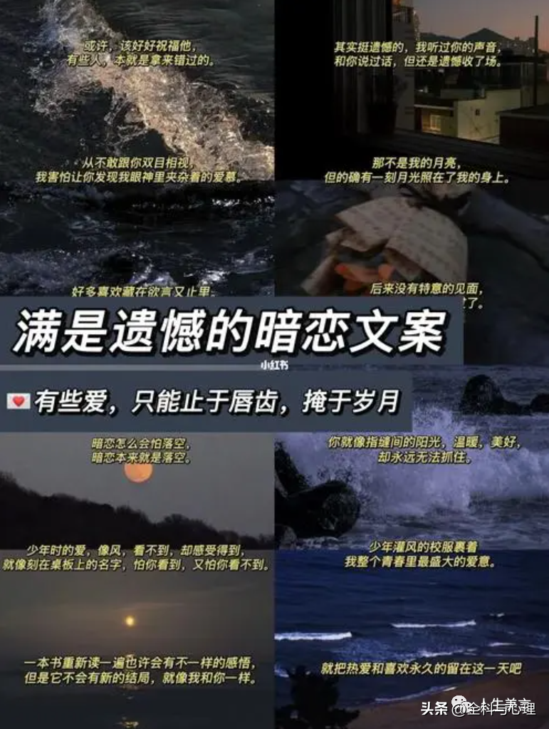 满满遗憾的感情文案，伤感走心的情感语录(图3)