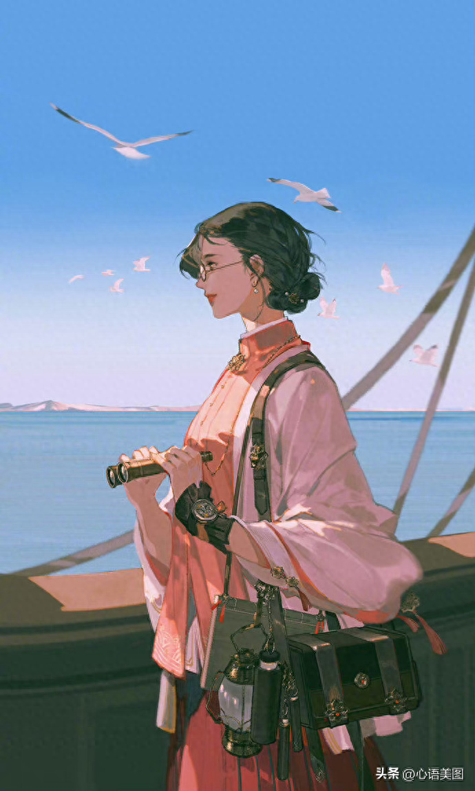 朋友圈阳光句子文案：携着满满自信善良，在岁月长河里乘风破浪(图9)