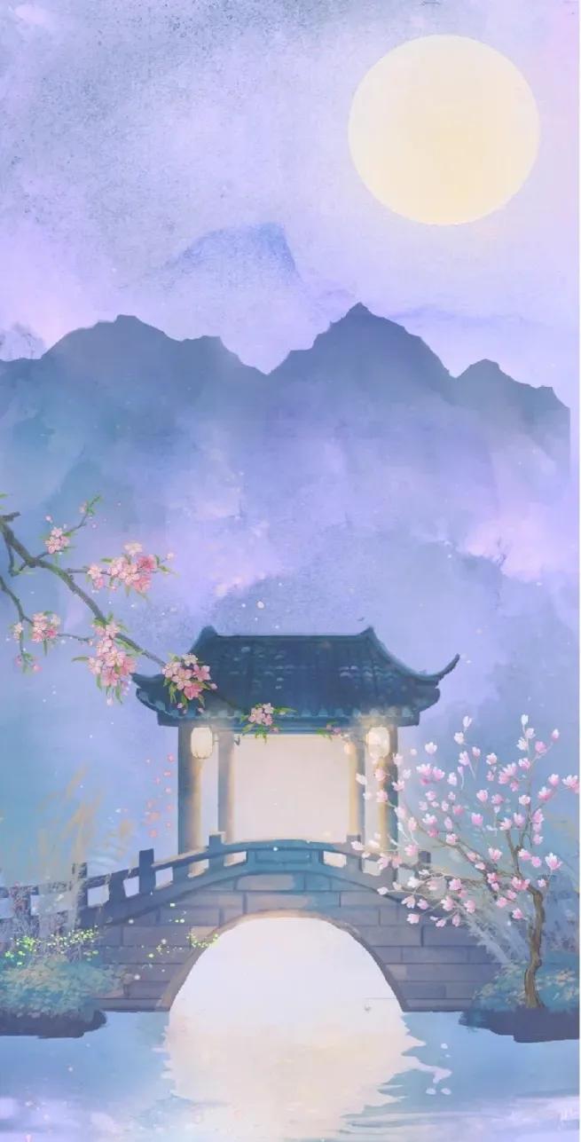 六首古诗词：花影、月影与人影，就这样撩动一帘幽梦里的影影绰绰(图2)