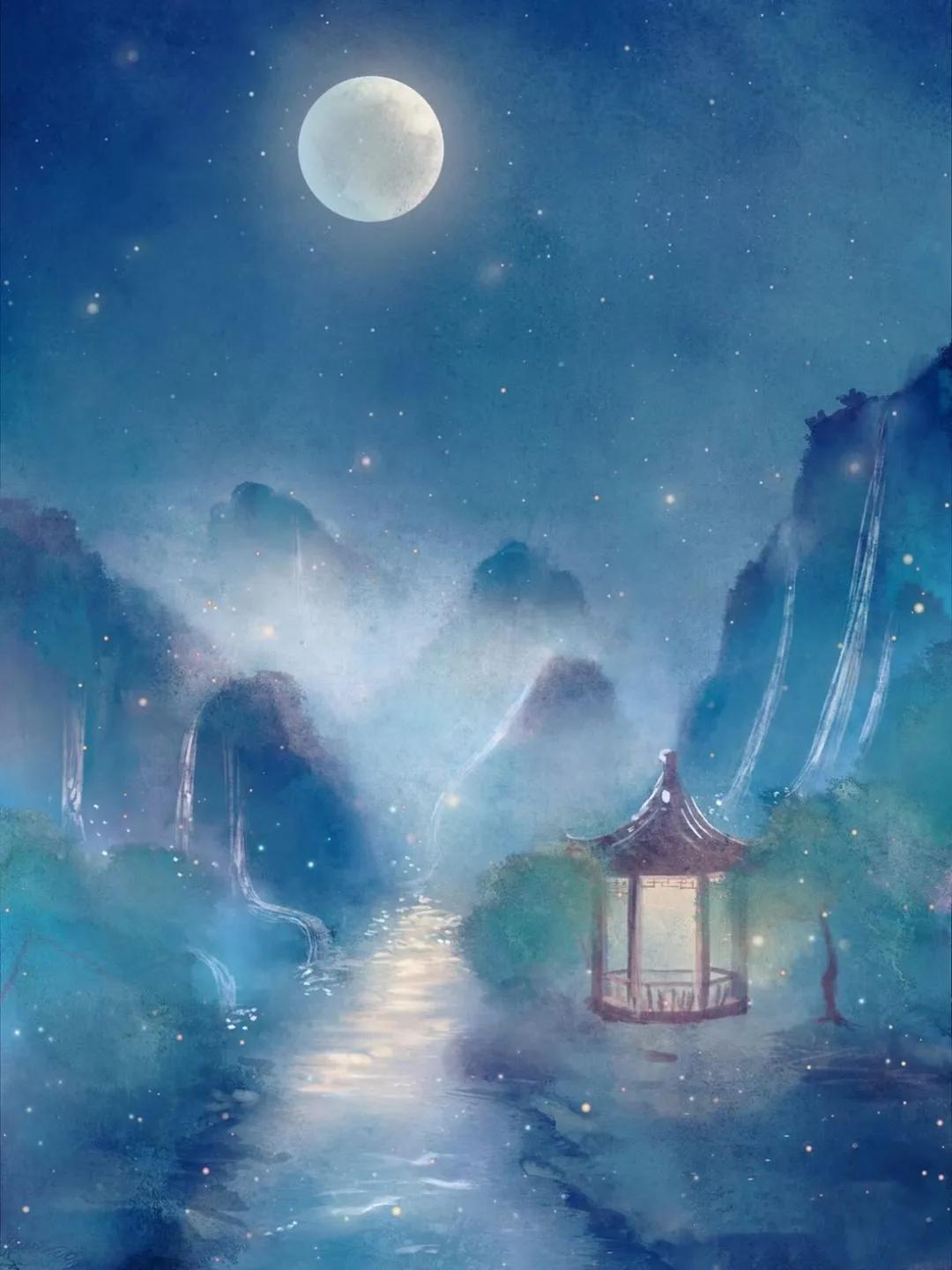 六首古诗词：花影、月影与人影，就这样撩动一帘幽梦里的影影绰绰(图5)